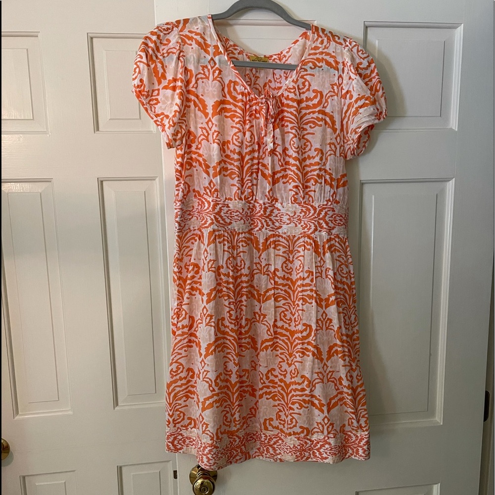 Roberta Roller Rabbit Patterned dress/coverup - side zipper